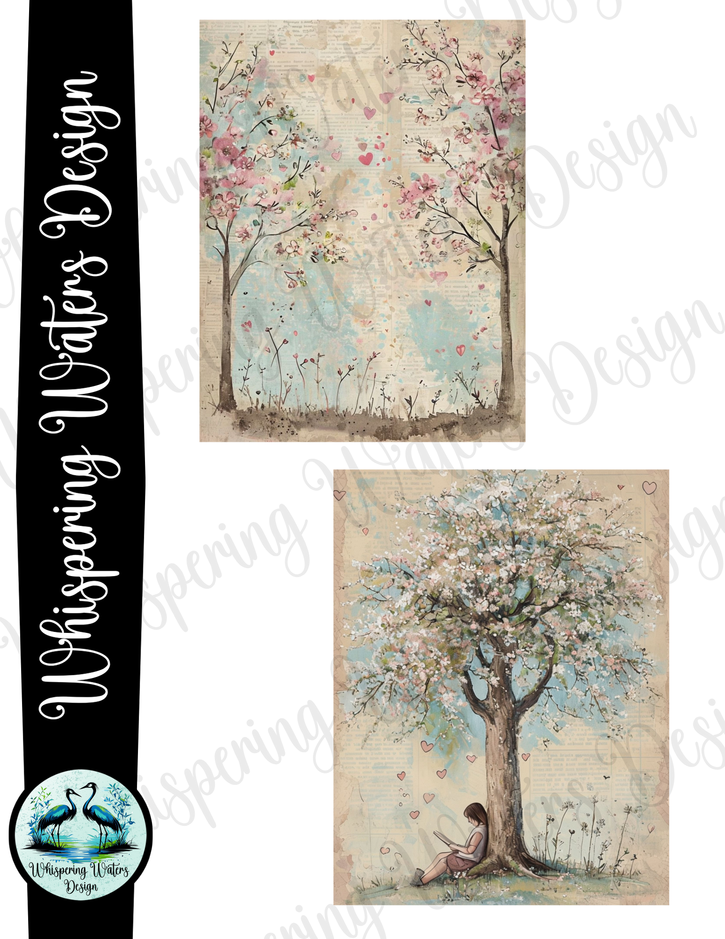"Under the Blossom Tree" Printable Journal Pages