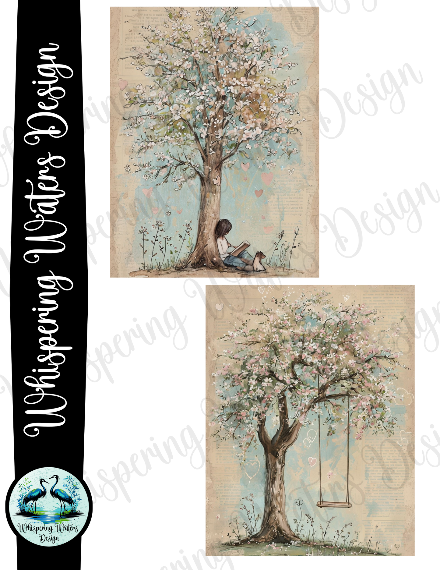 "Under the Blossom Tree" Printable Journal Pages