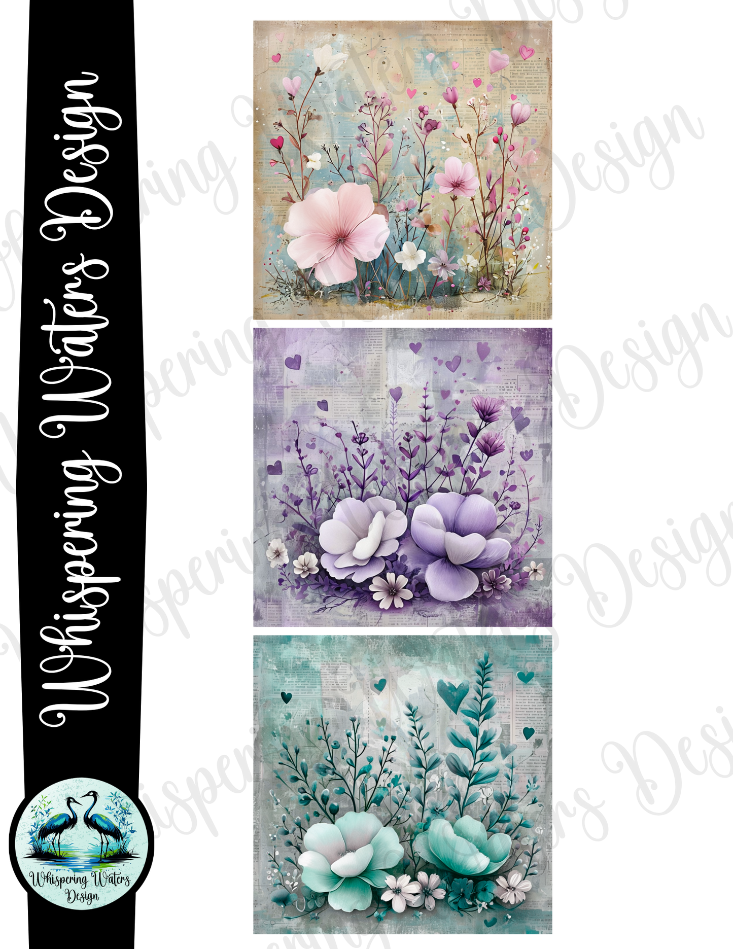 18 Flower Card Backgrounds