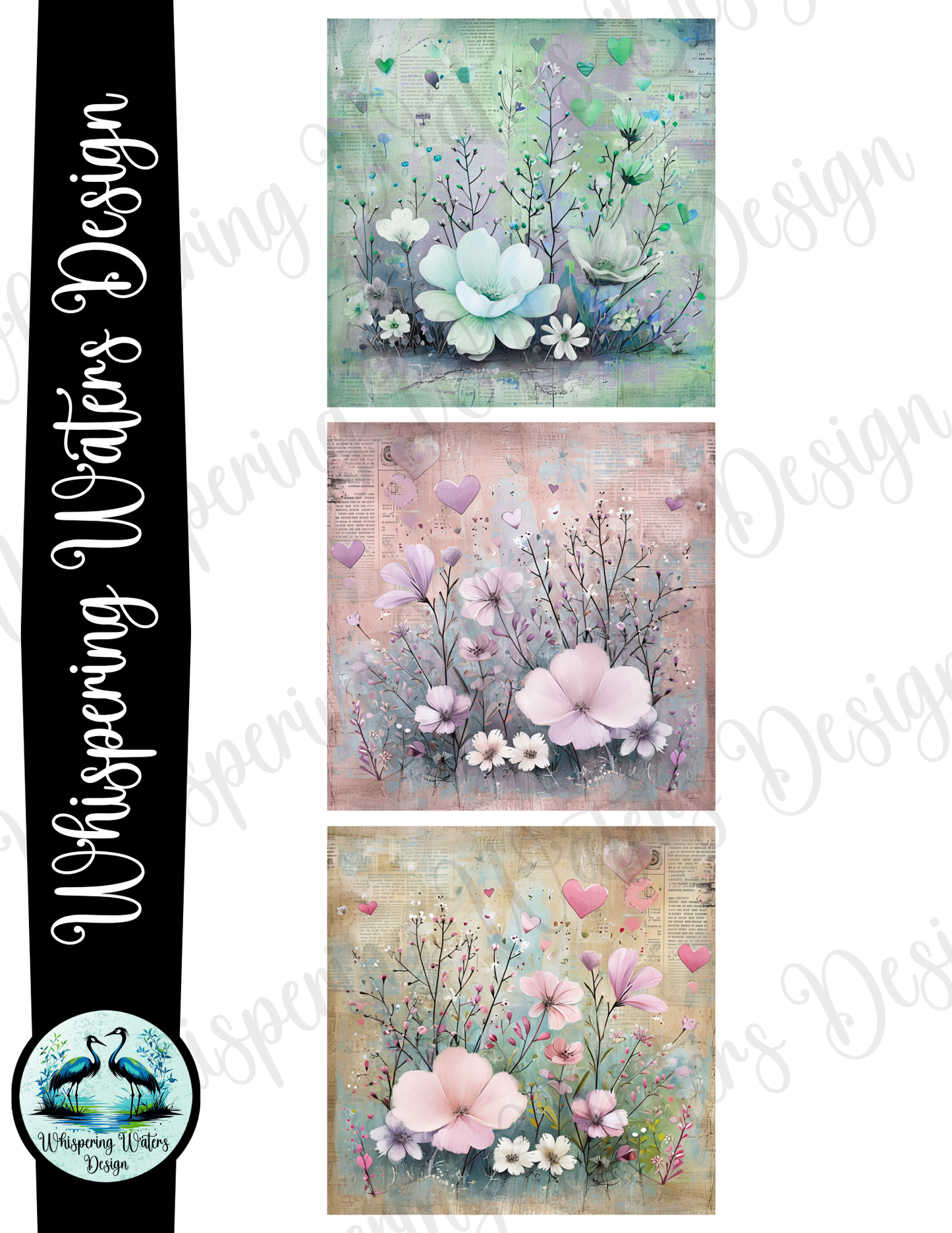 18 Flower Card Backgrounds