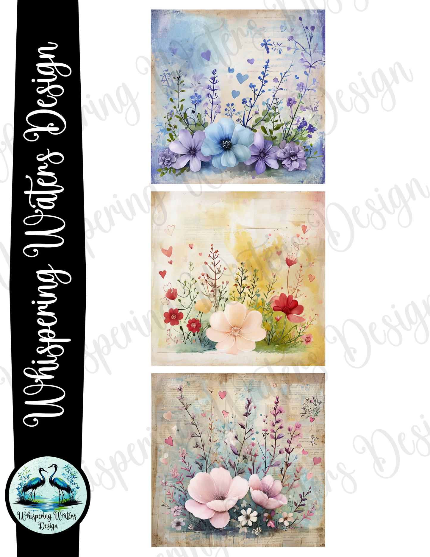 18 Flower Card Backgrounds