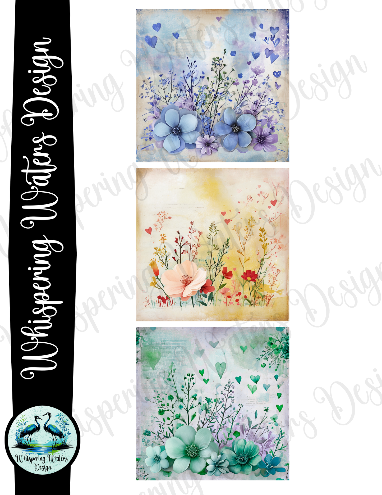 18 Flower Card Backgrounds