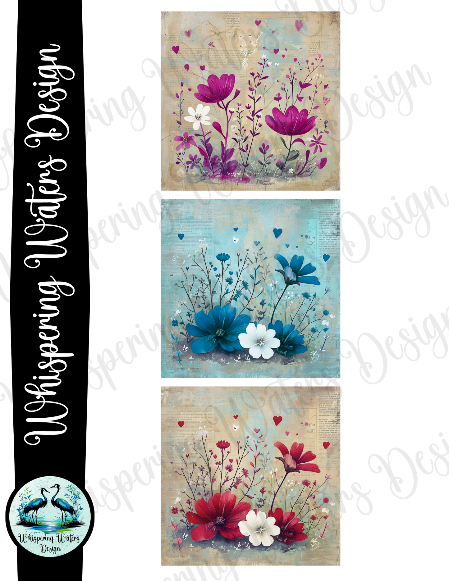 18 Flower Card Backgrounds