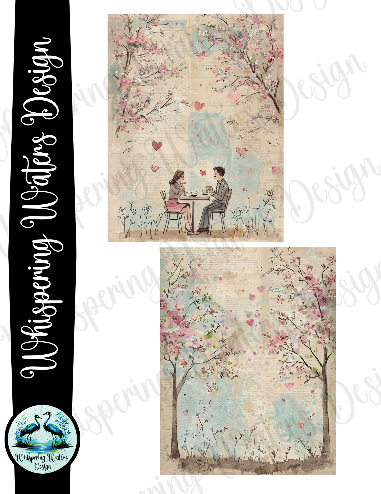 "Under the Blossom Tree" Printable Journal Pages