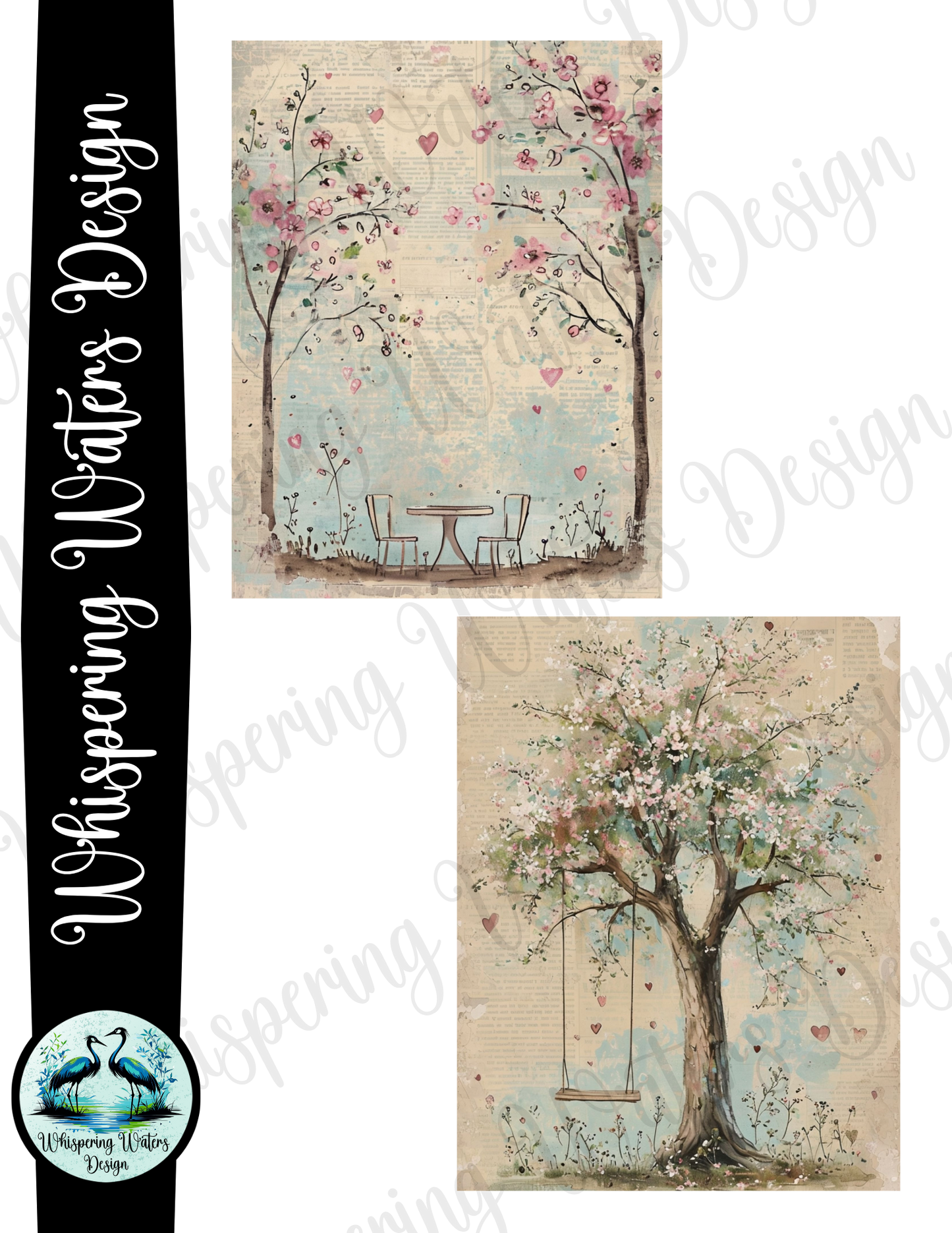 "Under the Blossom Tree" Printable Journal Pages