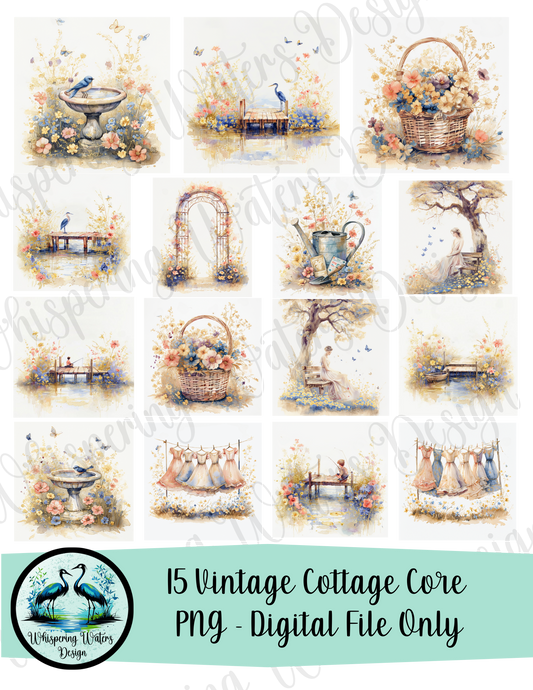 15 Cottage Core Pngs